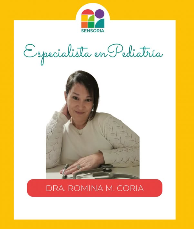Romina M. Coria, pediatra de Sensoria